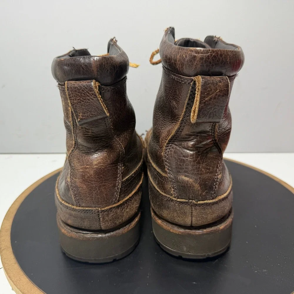 Polo Ralph‎ Lauren Boot Men 13 D Moc Toe Willingcott Brown Leather Rugged Gorp